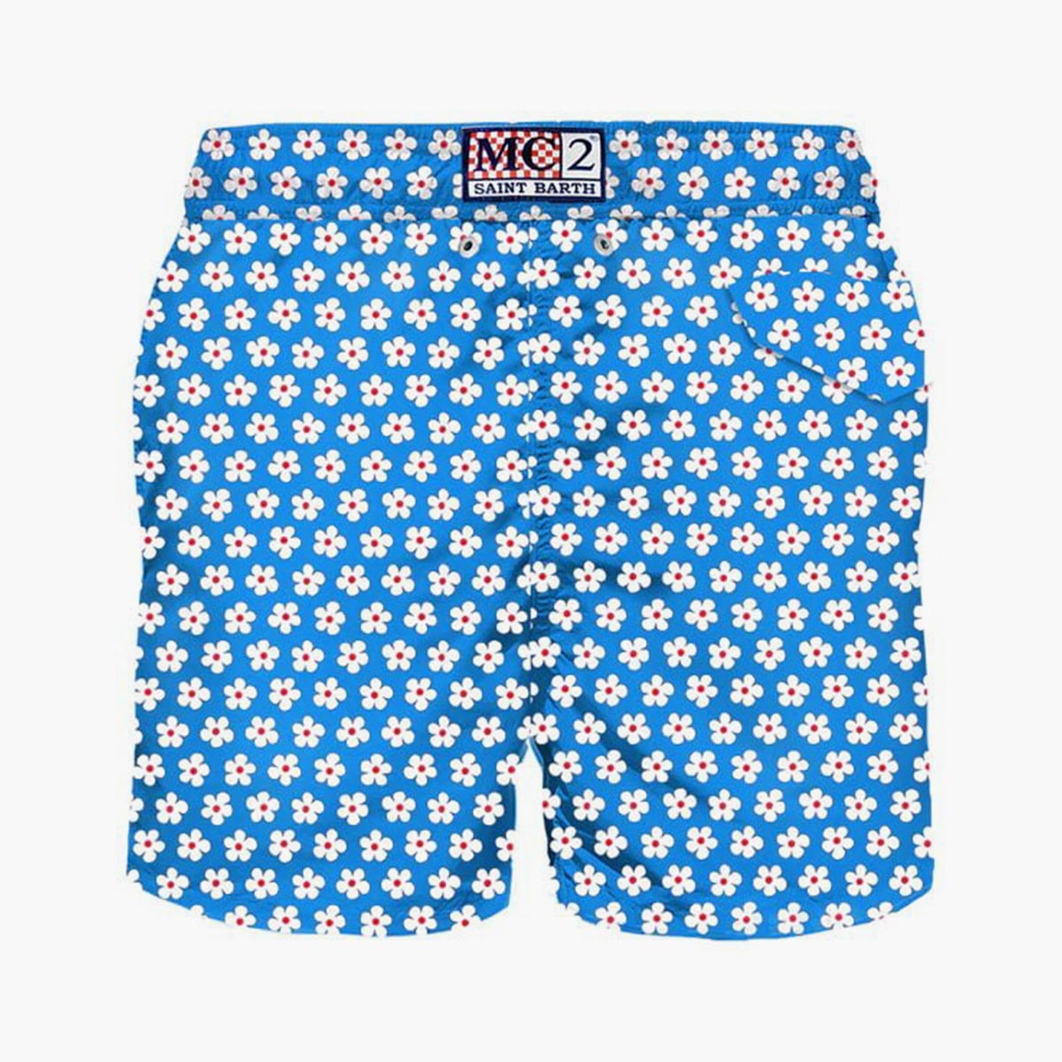 Boxer mare con micro stampa fiore