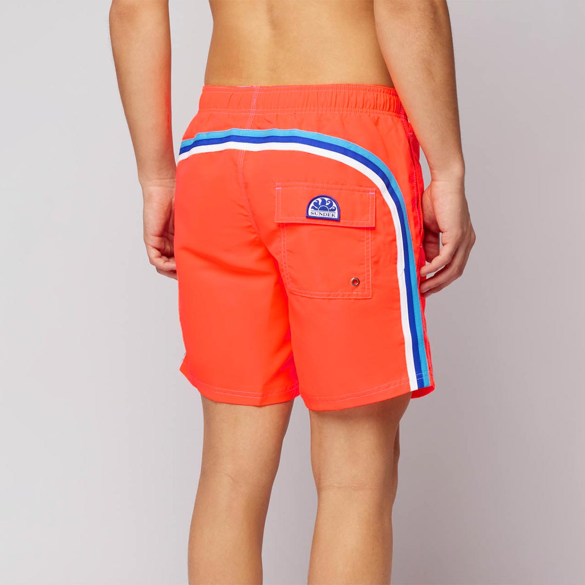 Boxer mare fluo lungo con banda