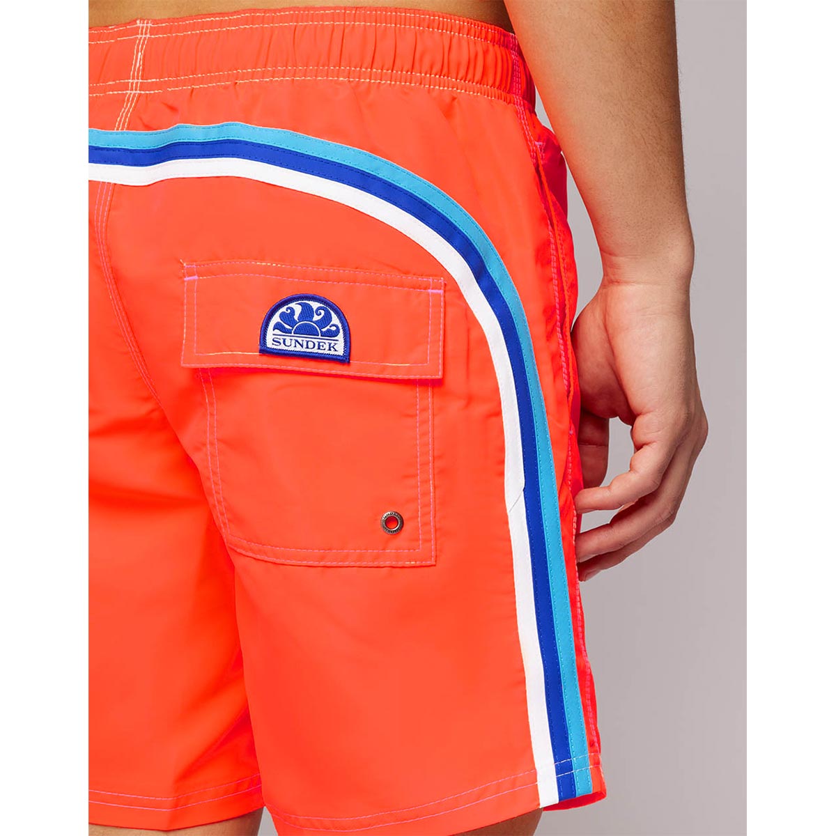 Boxer mare fluo lungo con banda
