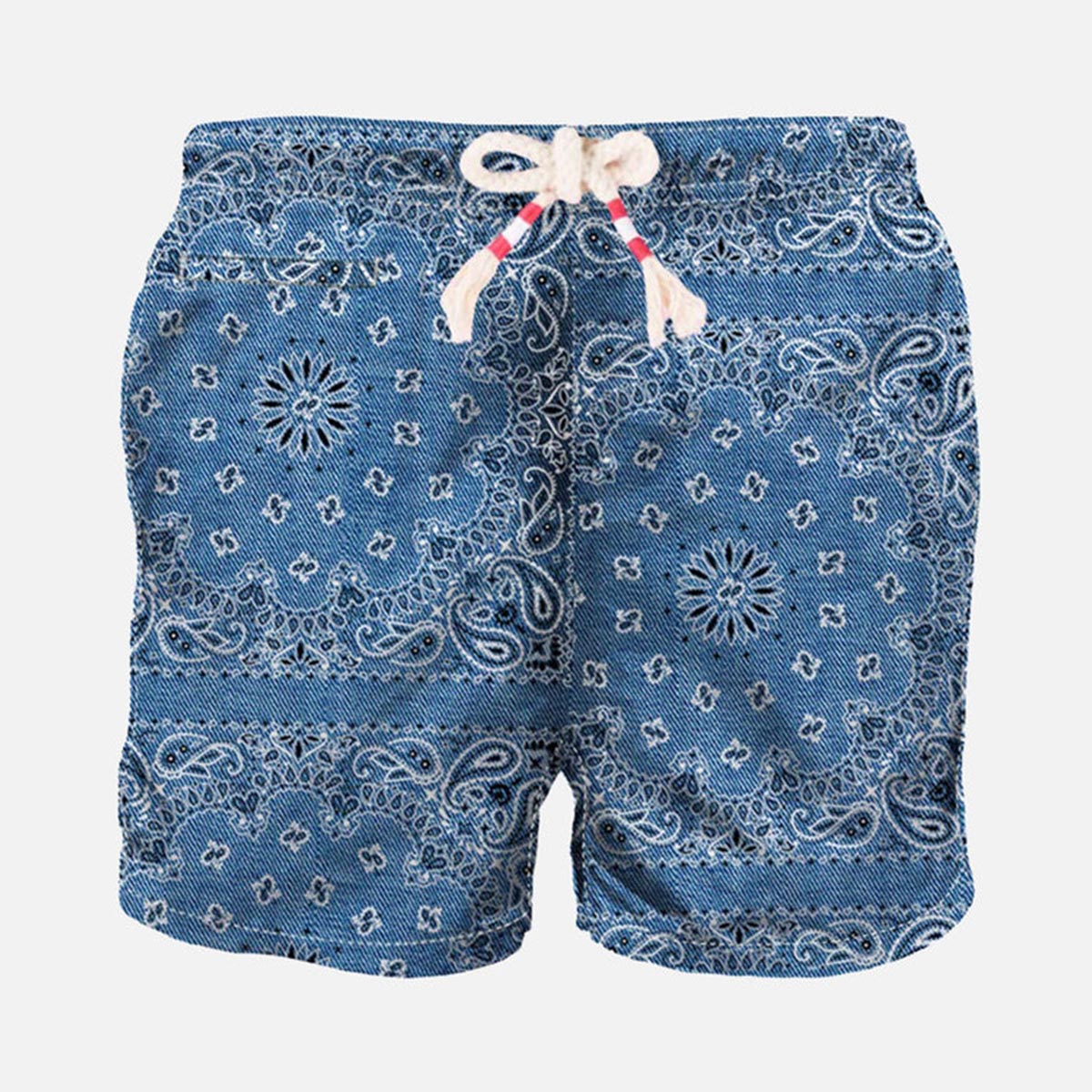 Boxer fantasia bandana effetto denim