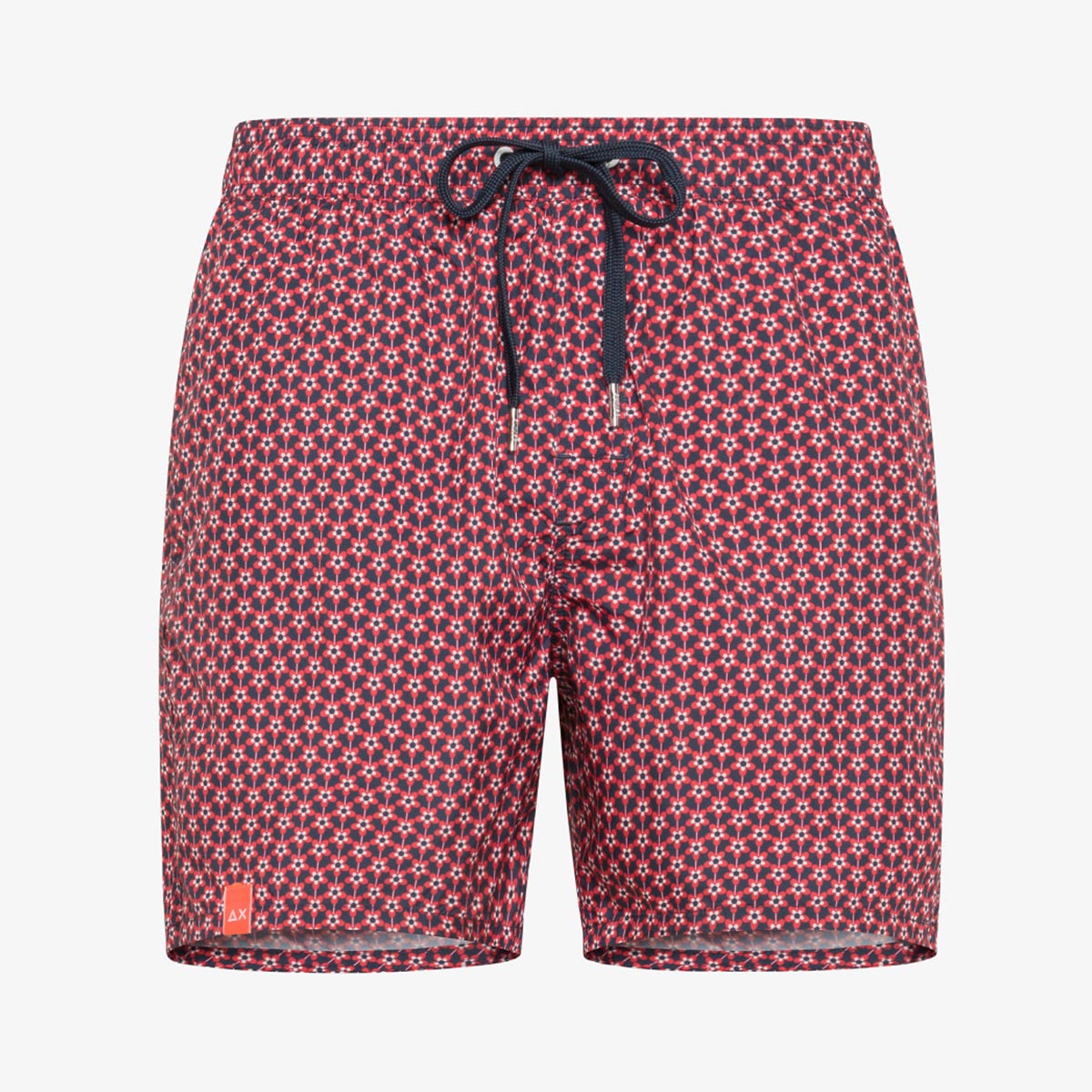 Boxer mare fantasia fiori rossi