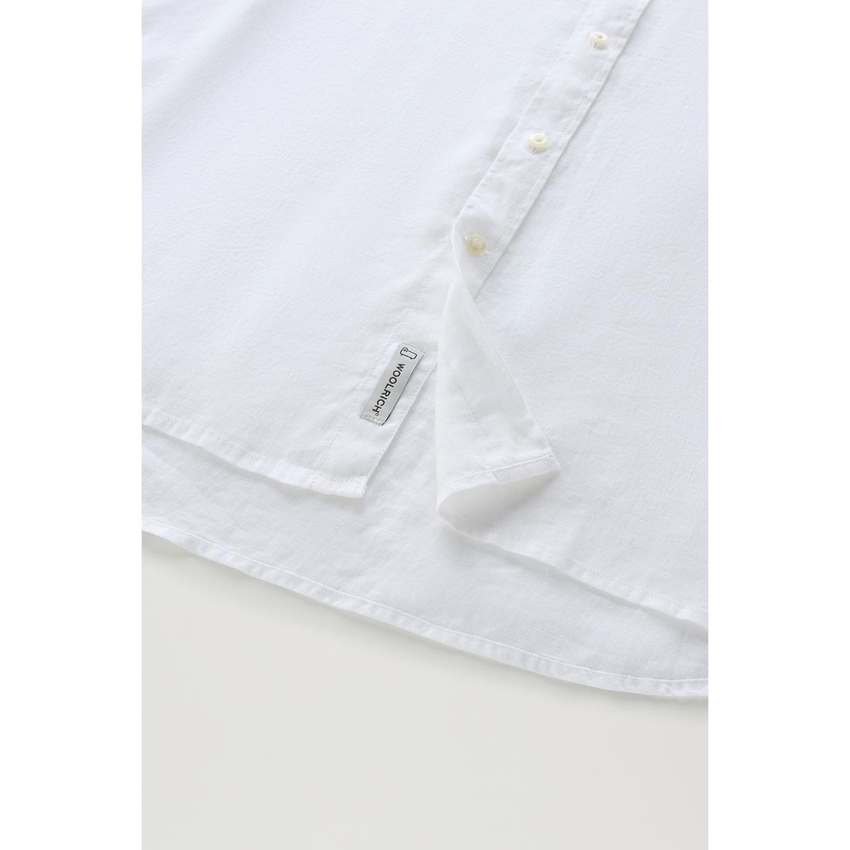Camicia in lino bianca