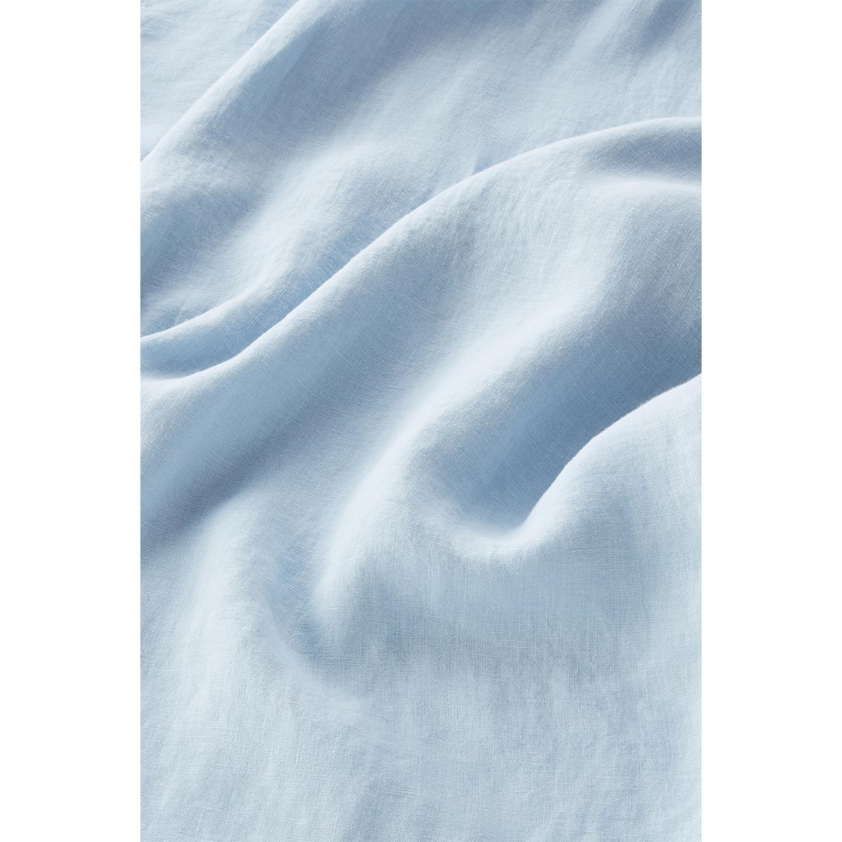 Camicia in lino azzurra