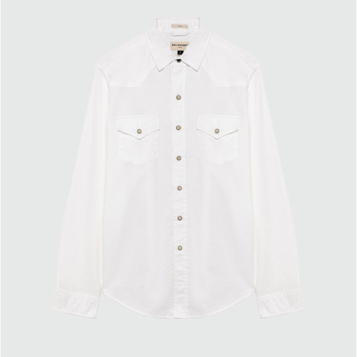 Camicia jeans denim bianca