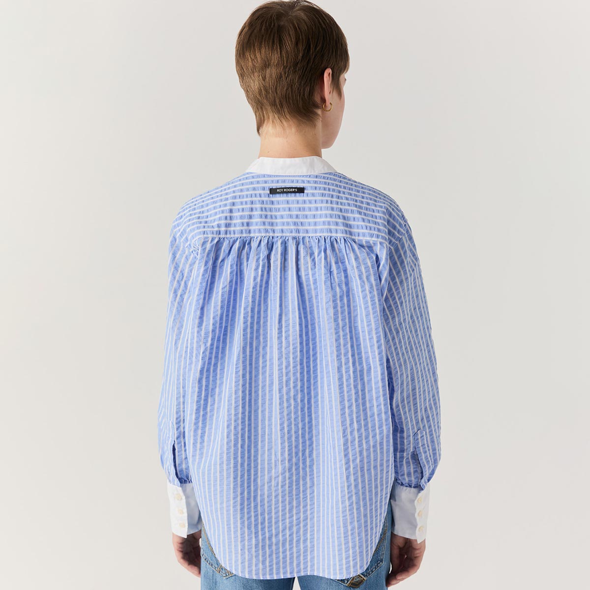 Camicia coreana a righe