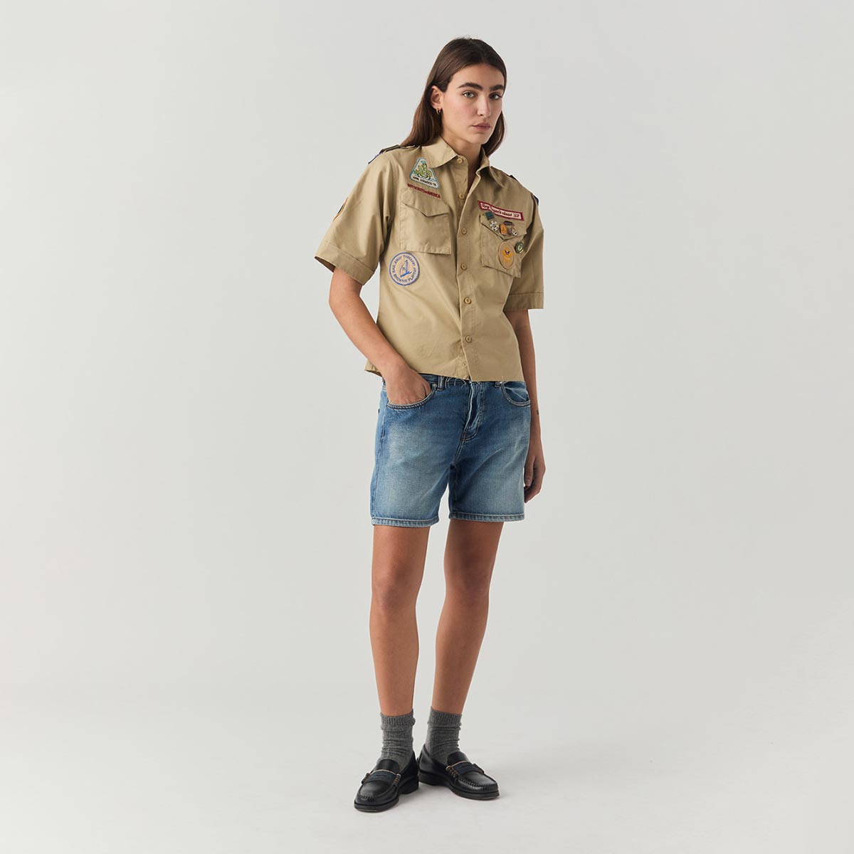 Camicia Boy scout con patch