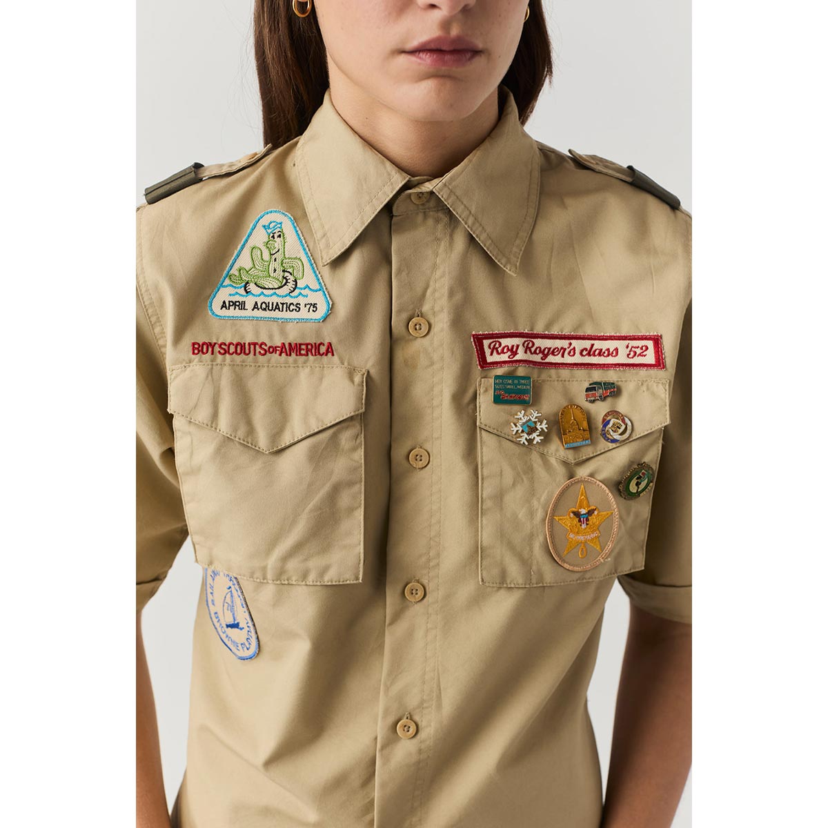 Camicia Boy scout con patch