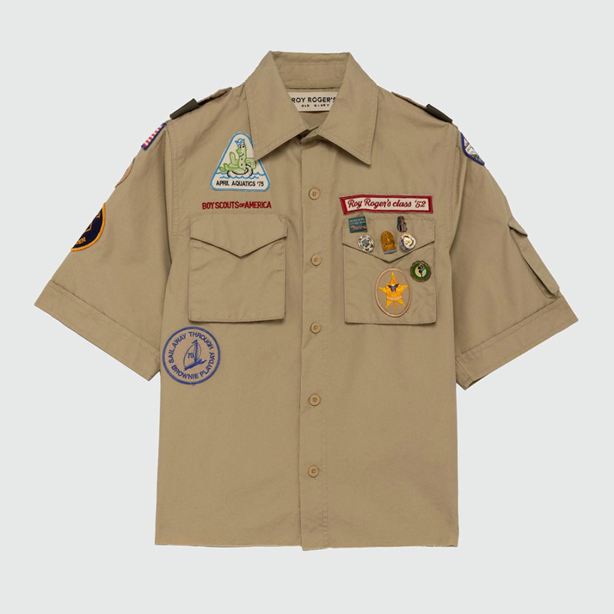 Camicia Boy scout con patch