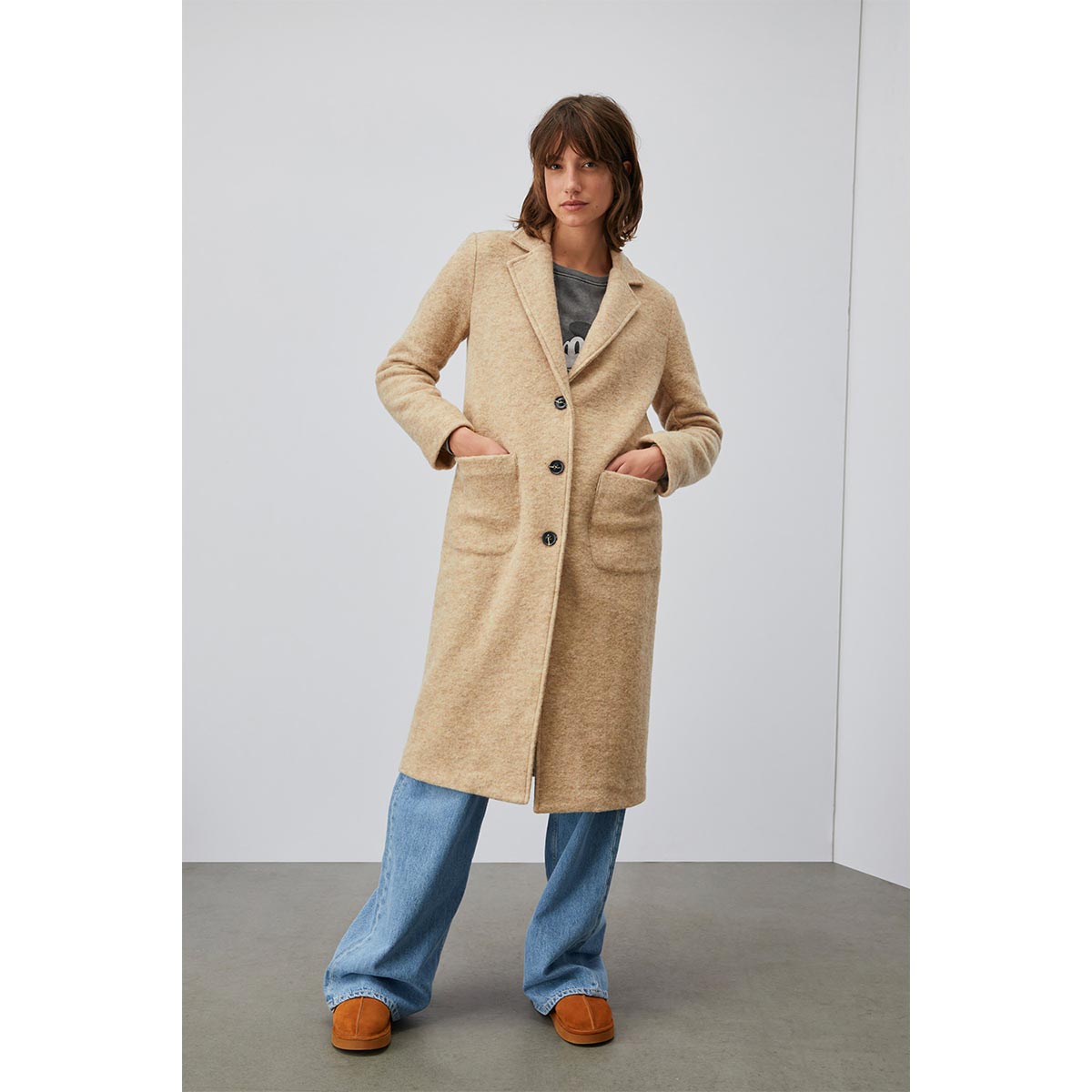 Cappotto in misto lana