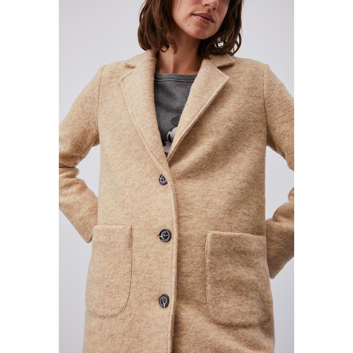Cappotto in misto lana
