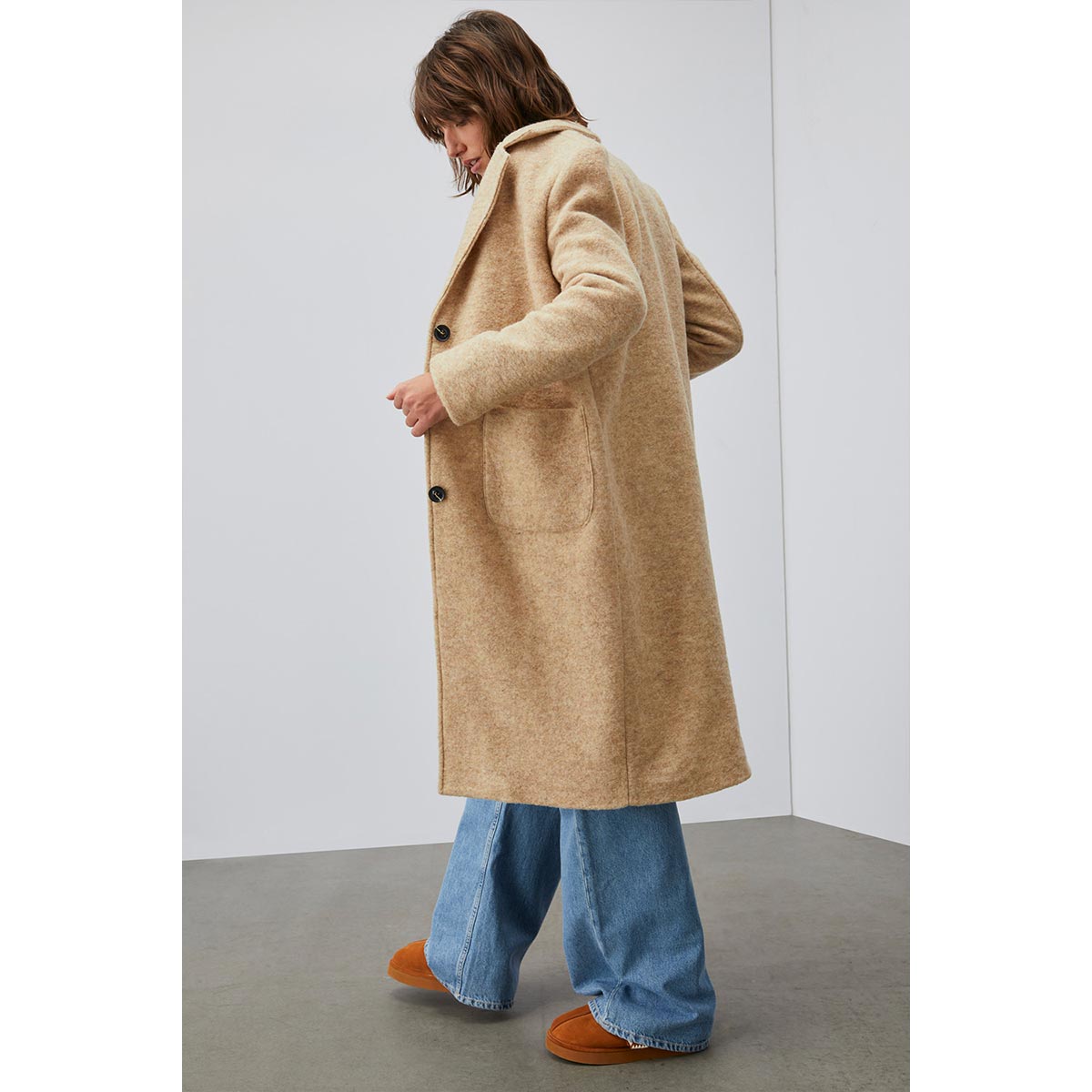 Cappotto in misto lana