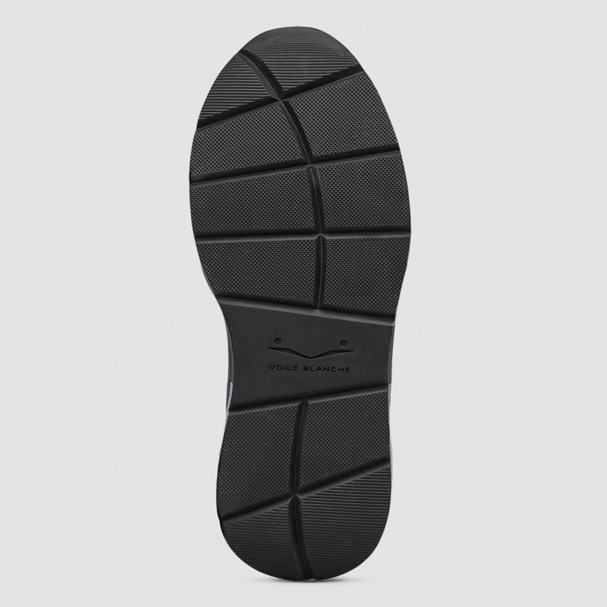 Sneaker in pelle e tessuto bianca