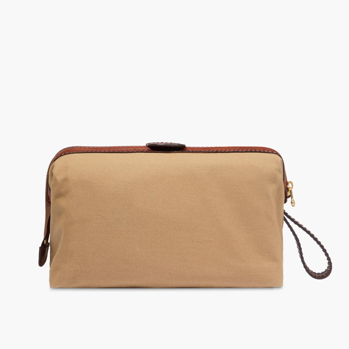 Beauty case in tela e pelle
