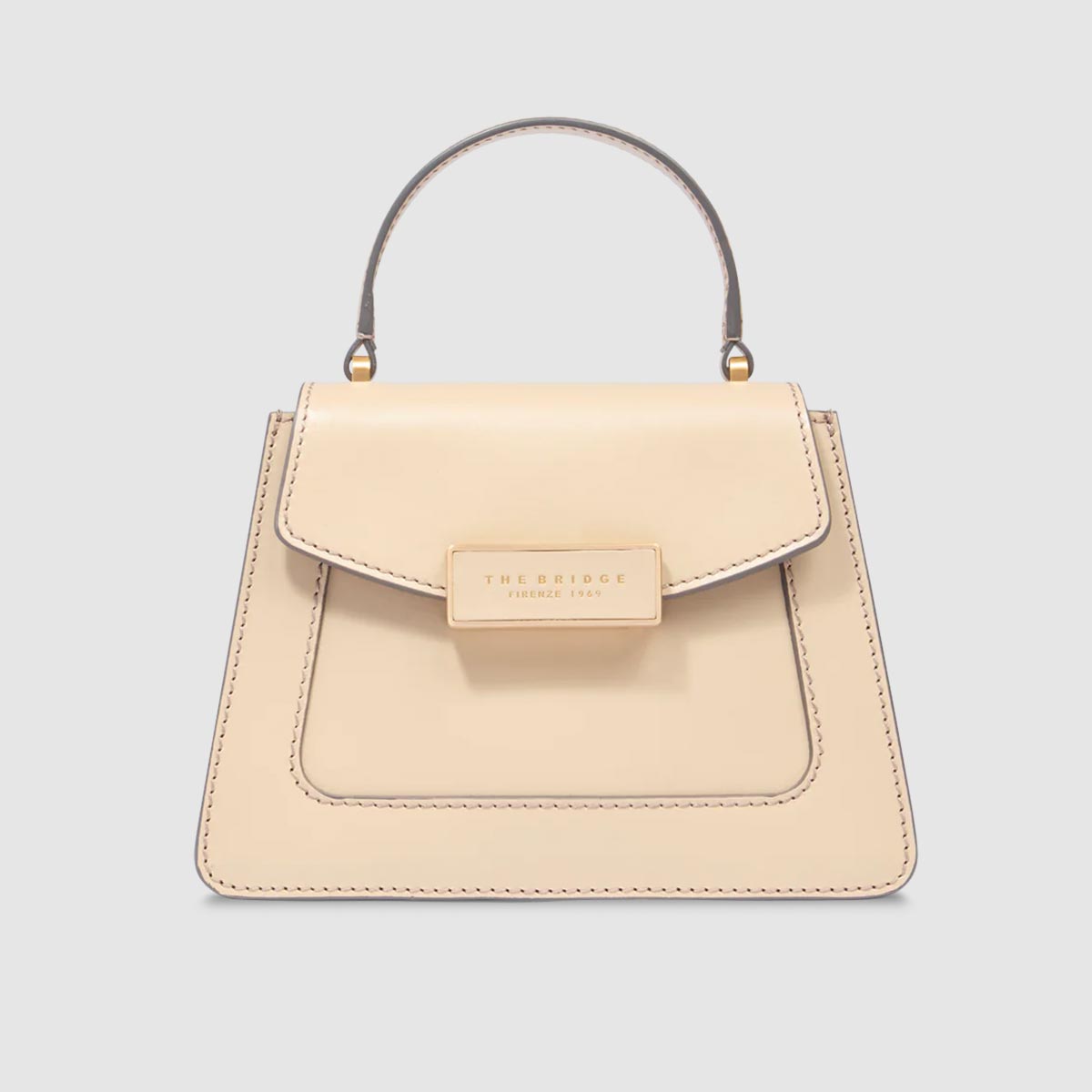 Borsa in pelle con patta