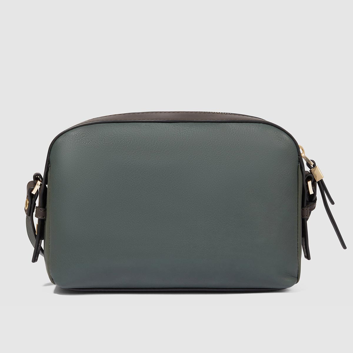 Borsa a tracolla piccola in pelle modello camera bag
