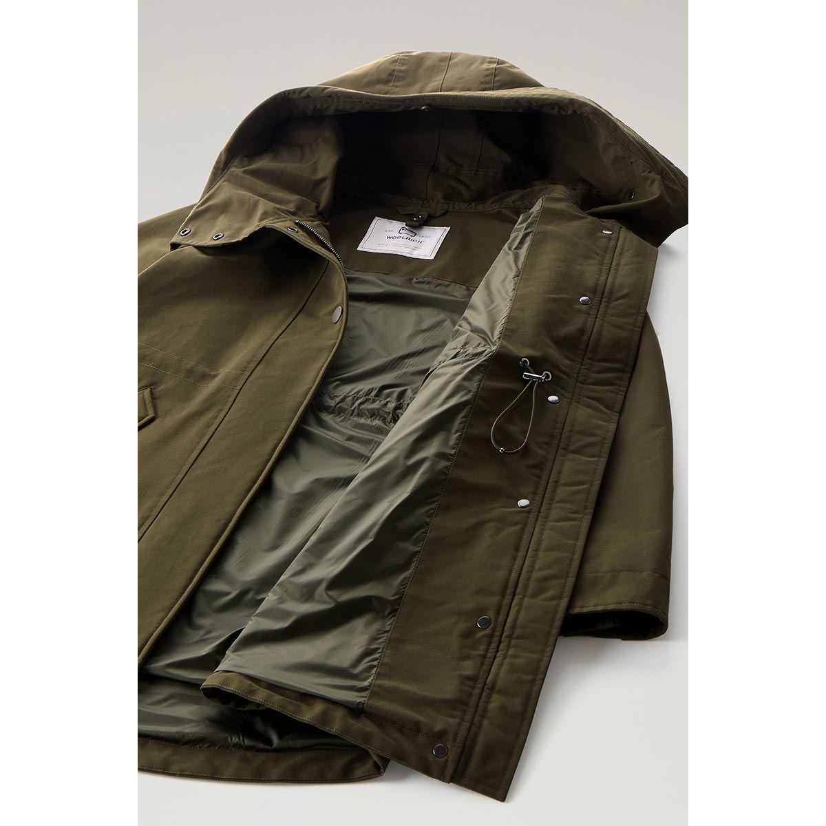 Military Parka 3 in 1 con giacca trapuntata removibile