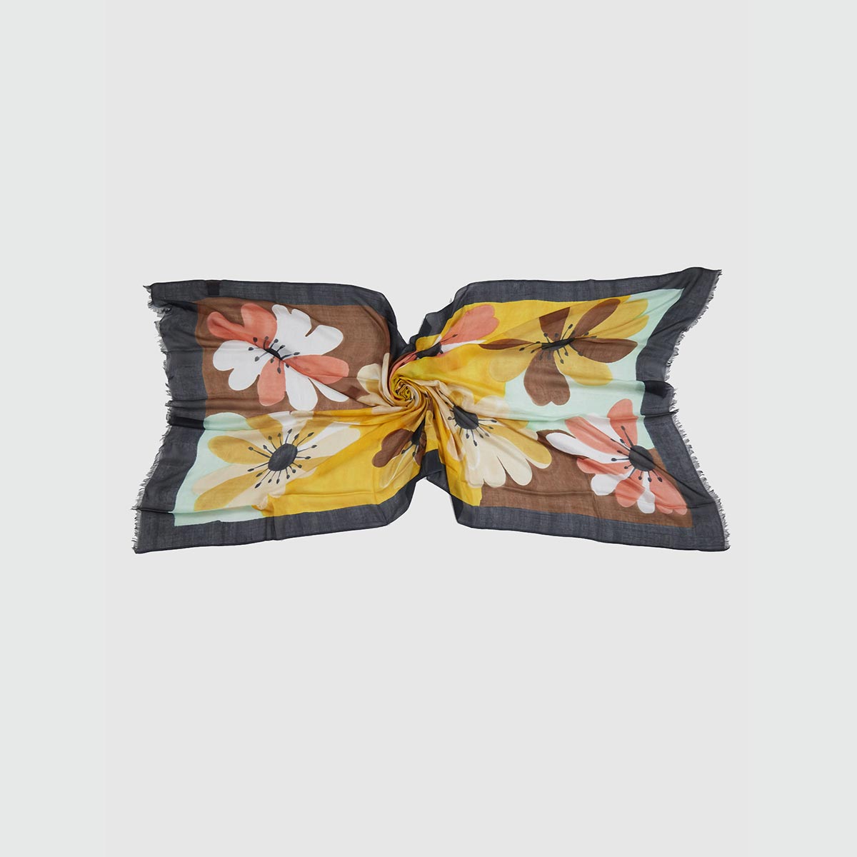 Foulard a fiori