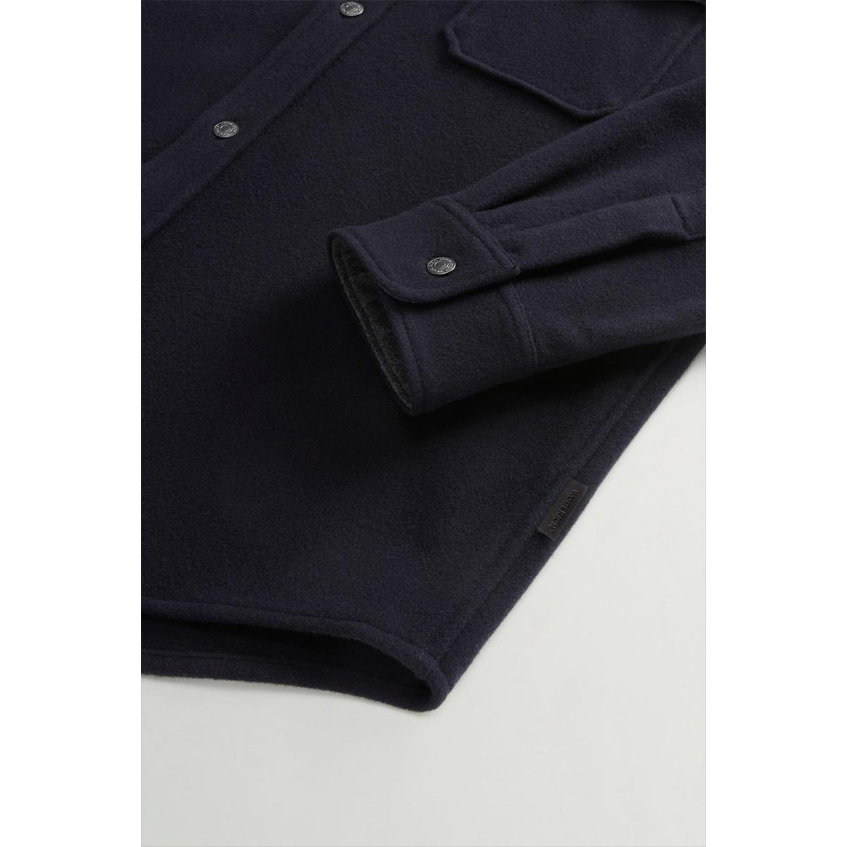 Giacca camicia in lana