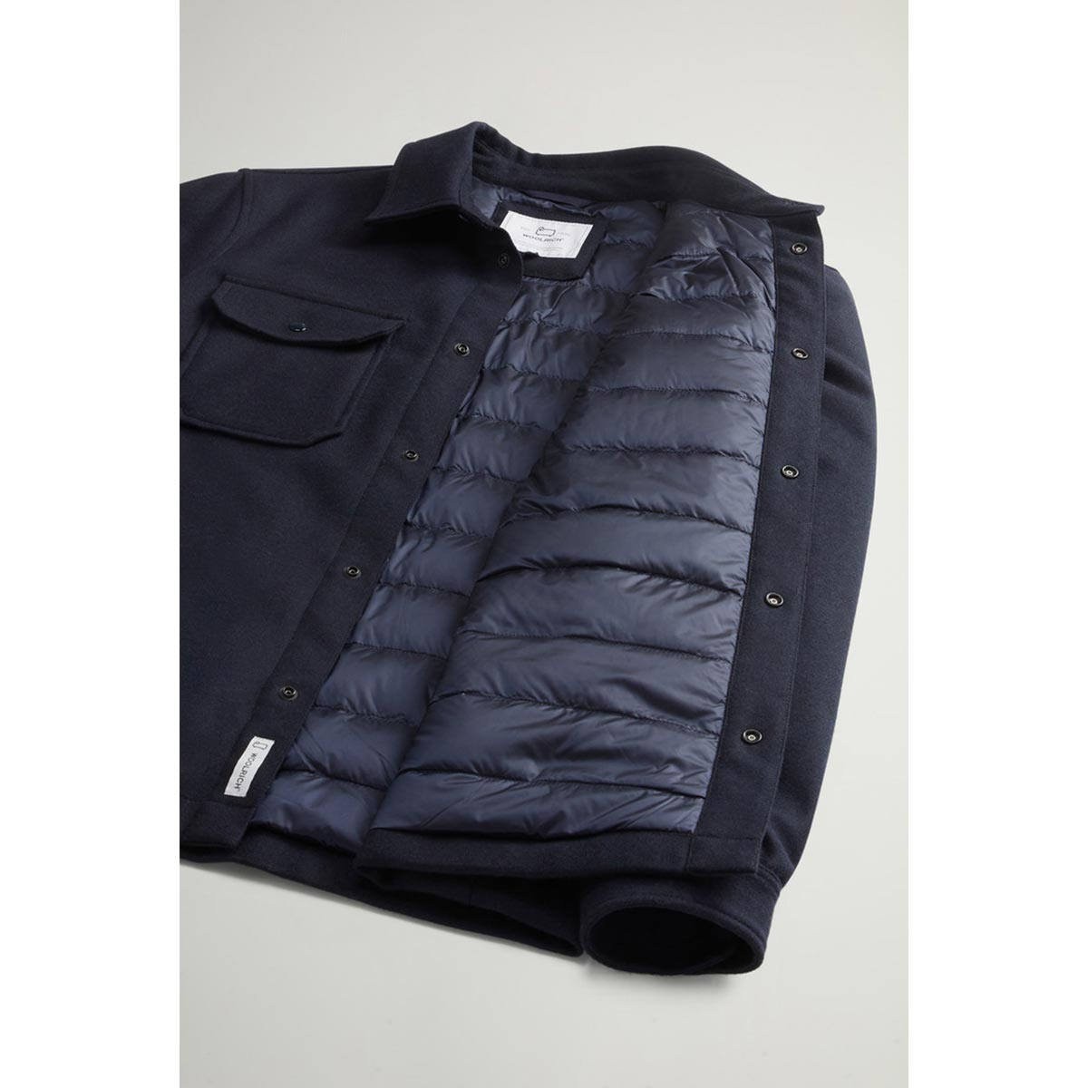 Giacca a camicia imbottita