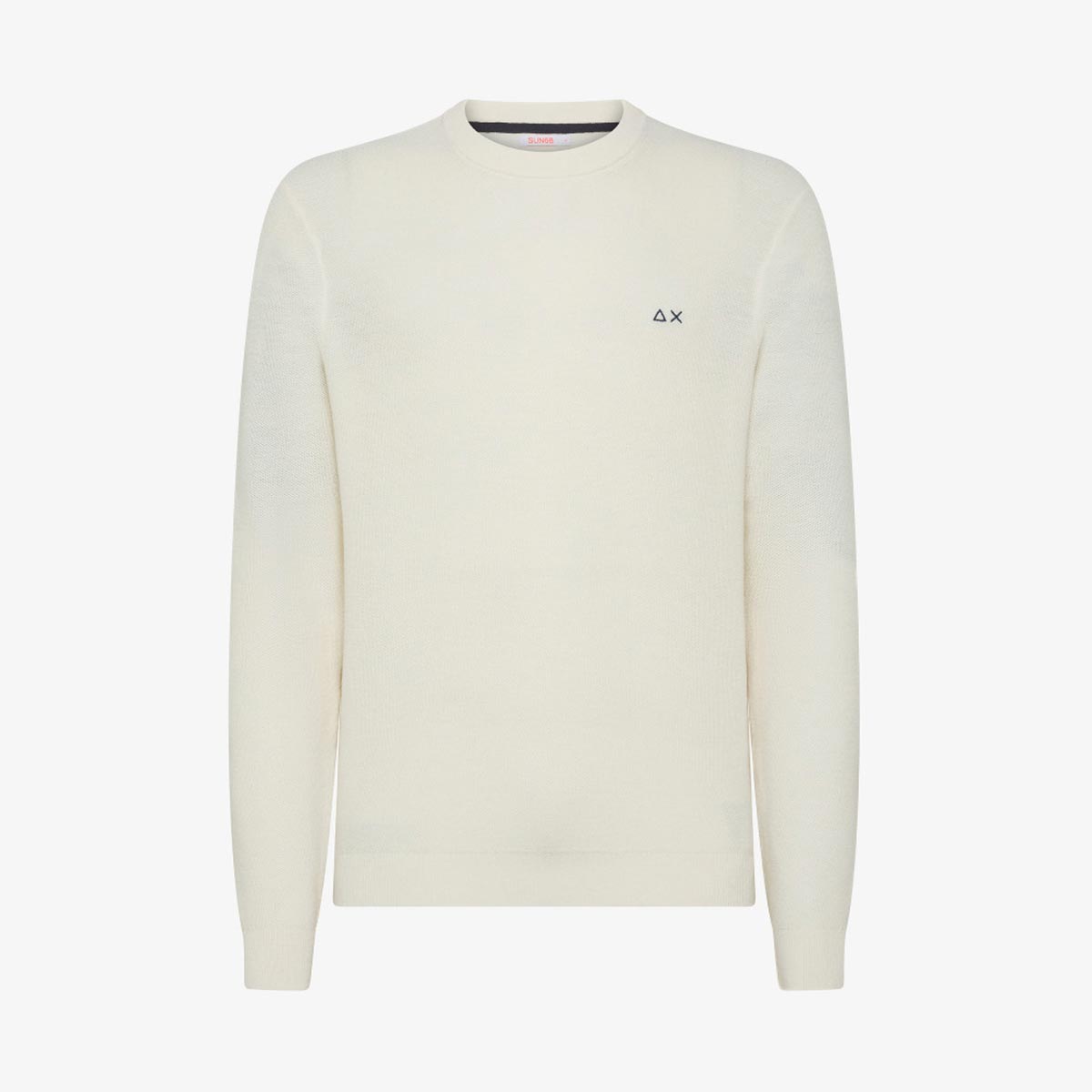 Maglia in piquet di lana e cotone