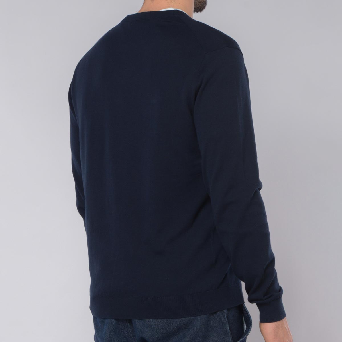 Maglioncino scollo a V blu