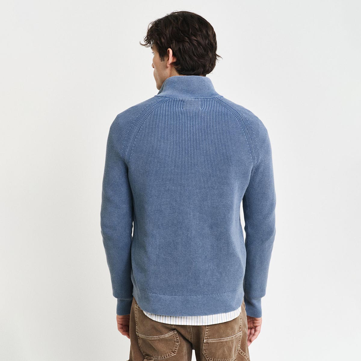 Maglione mezza zip