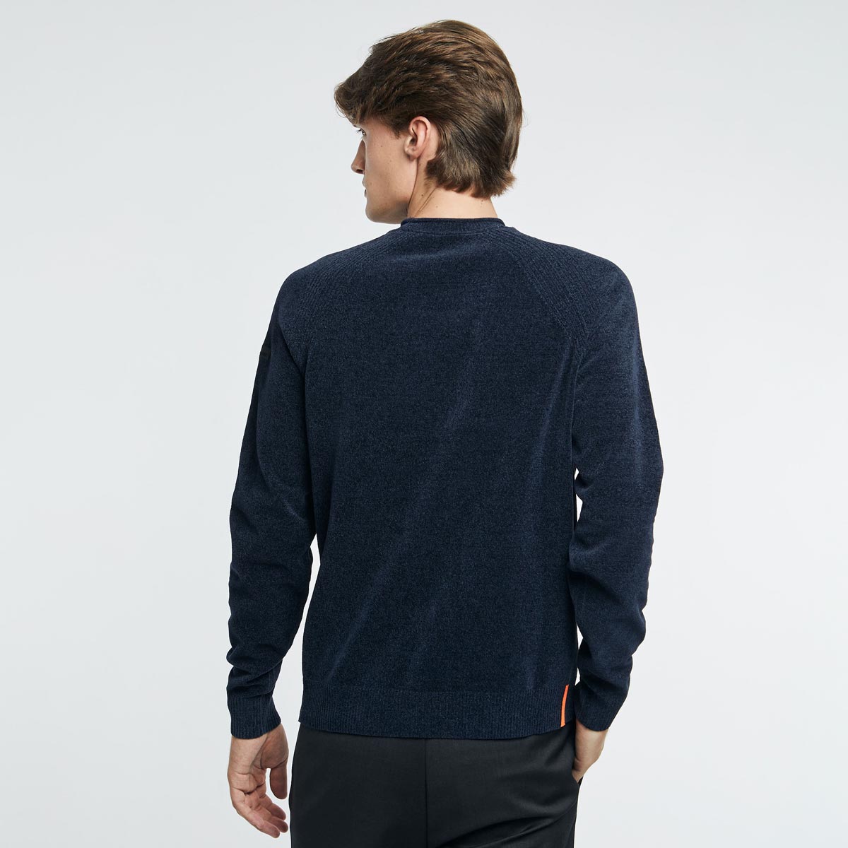 Maglione giro collo velvet
