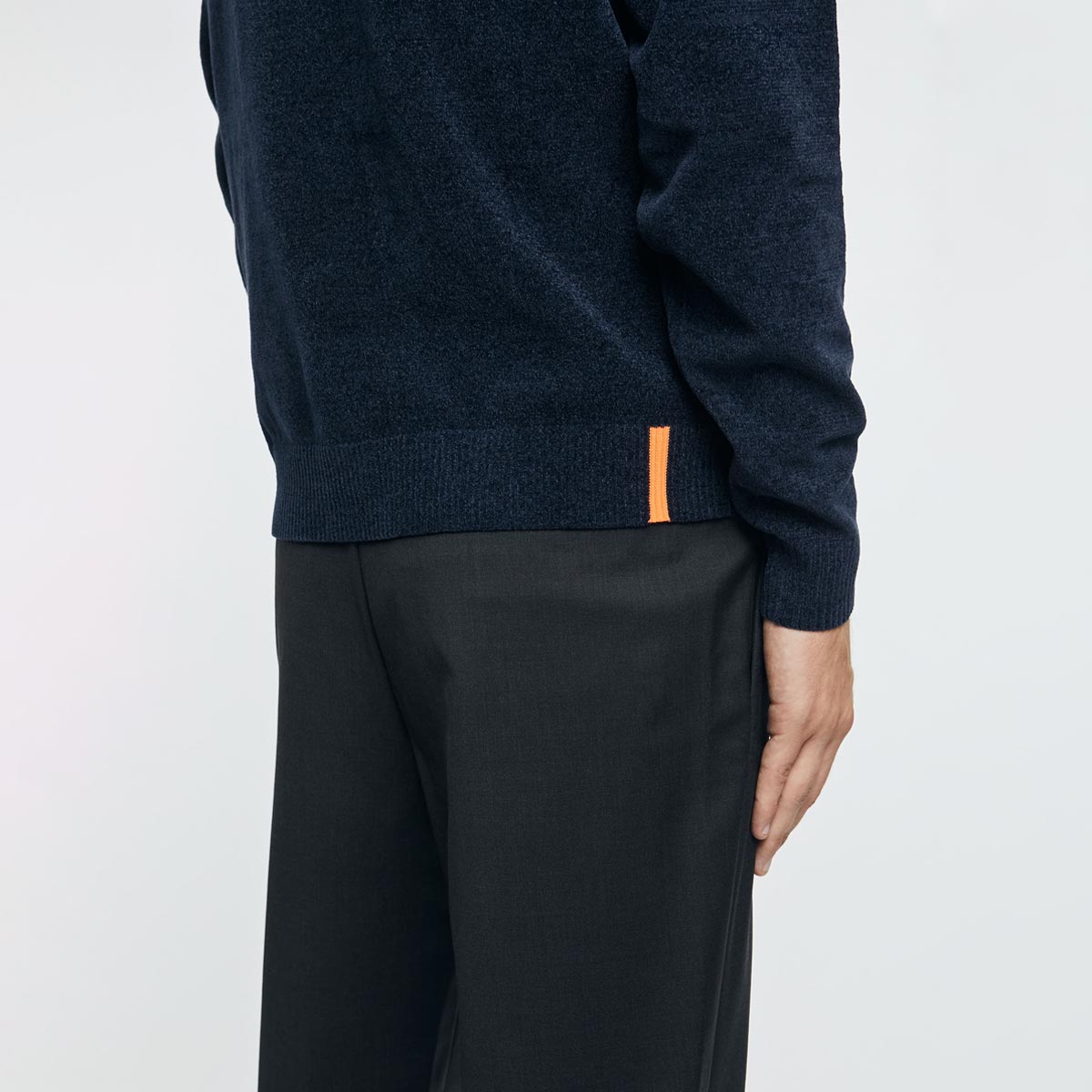 Maglione giro collo velvet