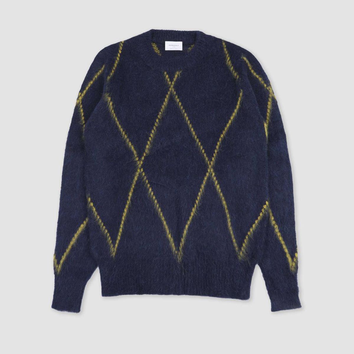 Maglione giro collo in alpaca
