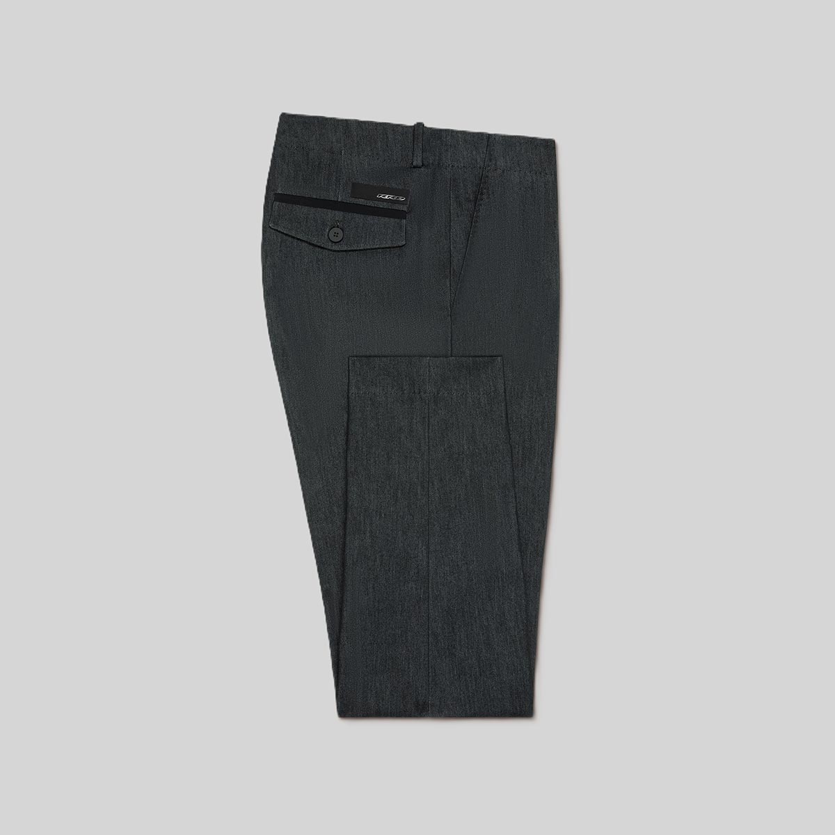 Pantalone chino effetto denim