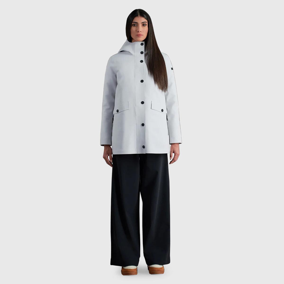 Parka tessuto tecnico ghiaccio