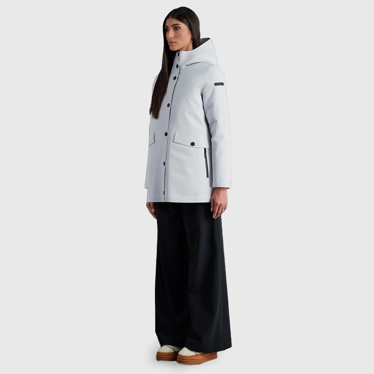Parka tessuto tecnico ghiaccio
