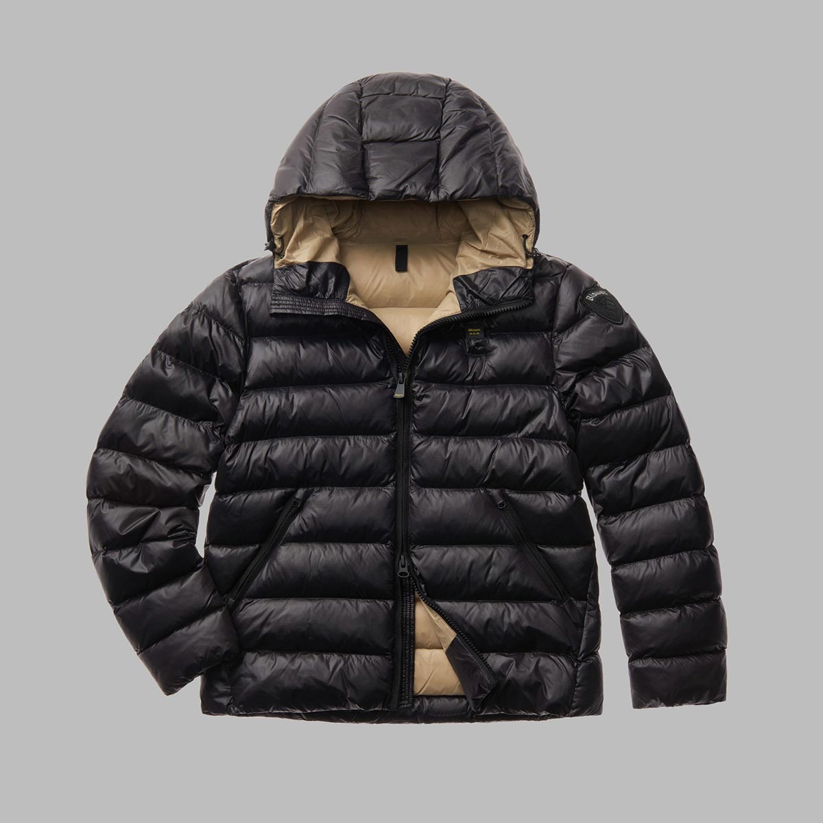 Piumino eco imbottito nero