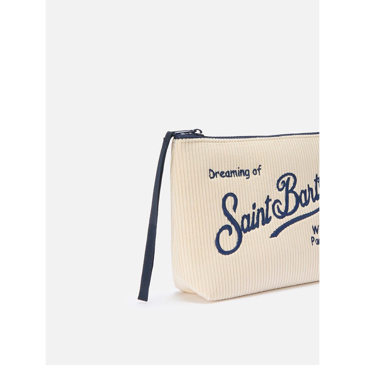 Pochette in velluto a coste