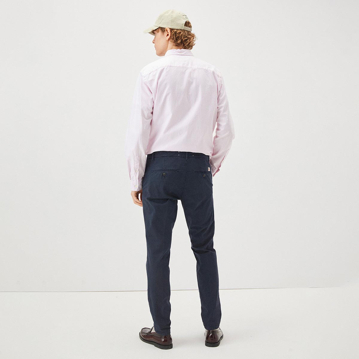 Pantalone chino blu