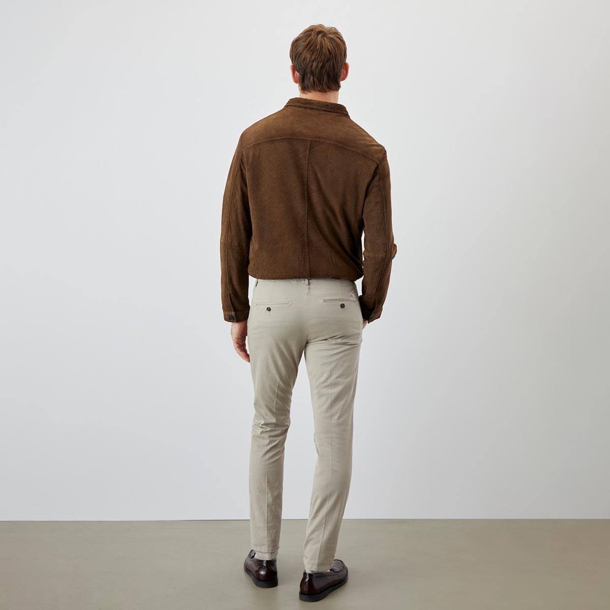 Pantalone chino ghiaccio