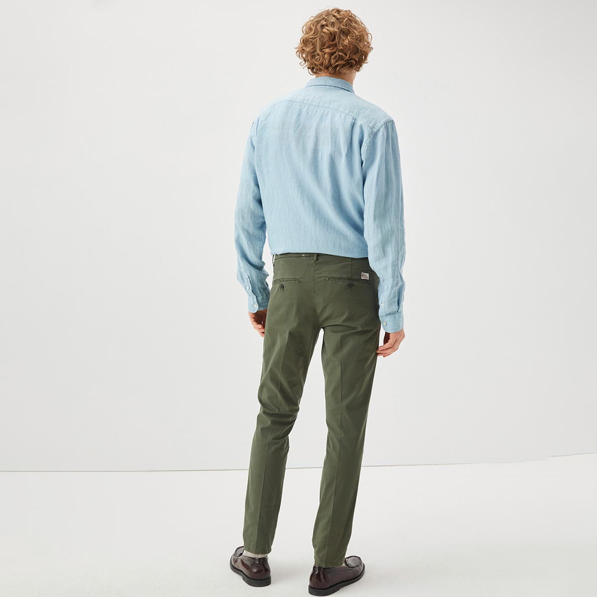 Pantalone chino verde