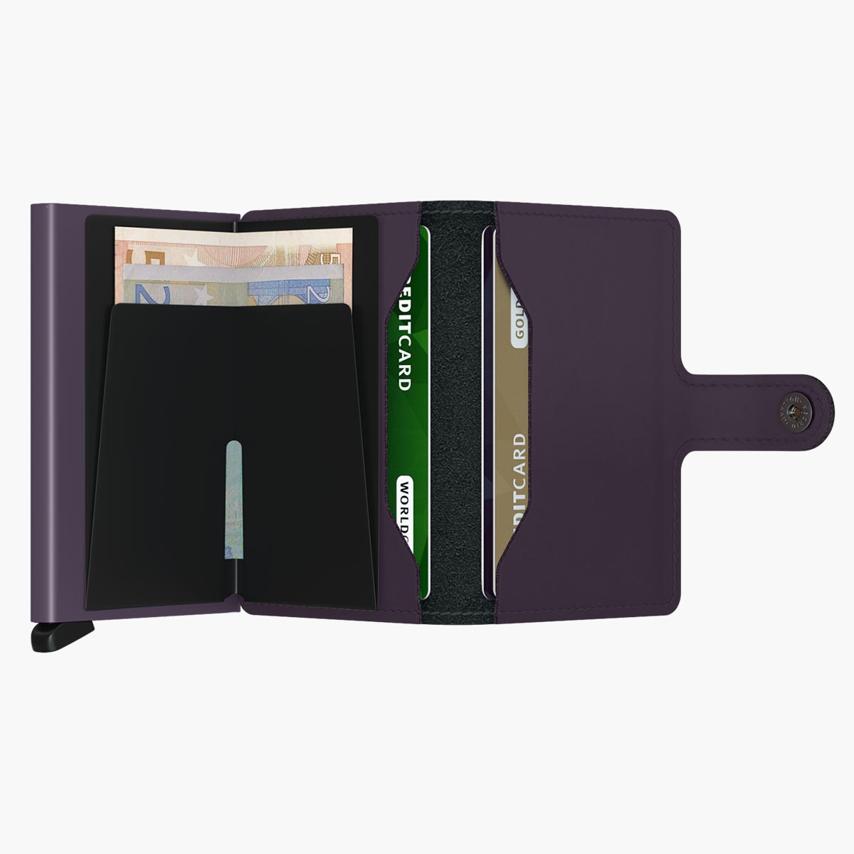 Miniwallet matte viola