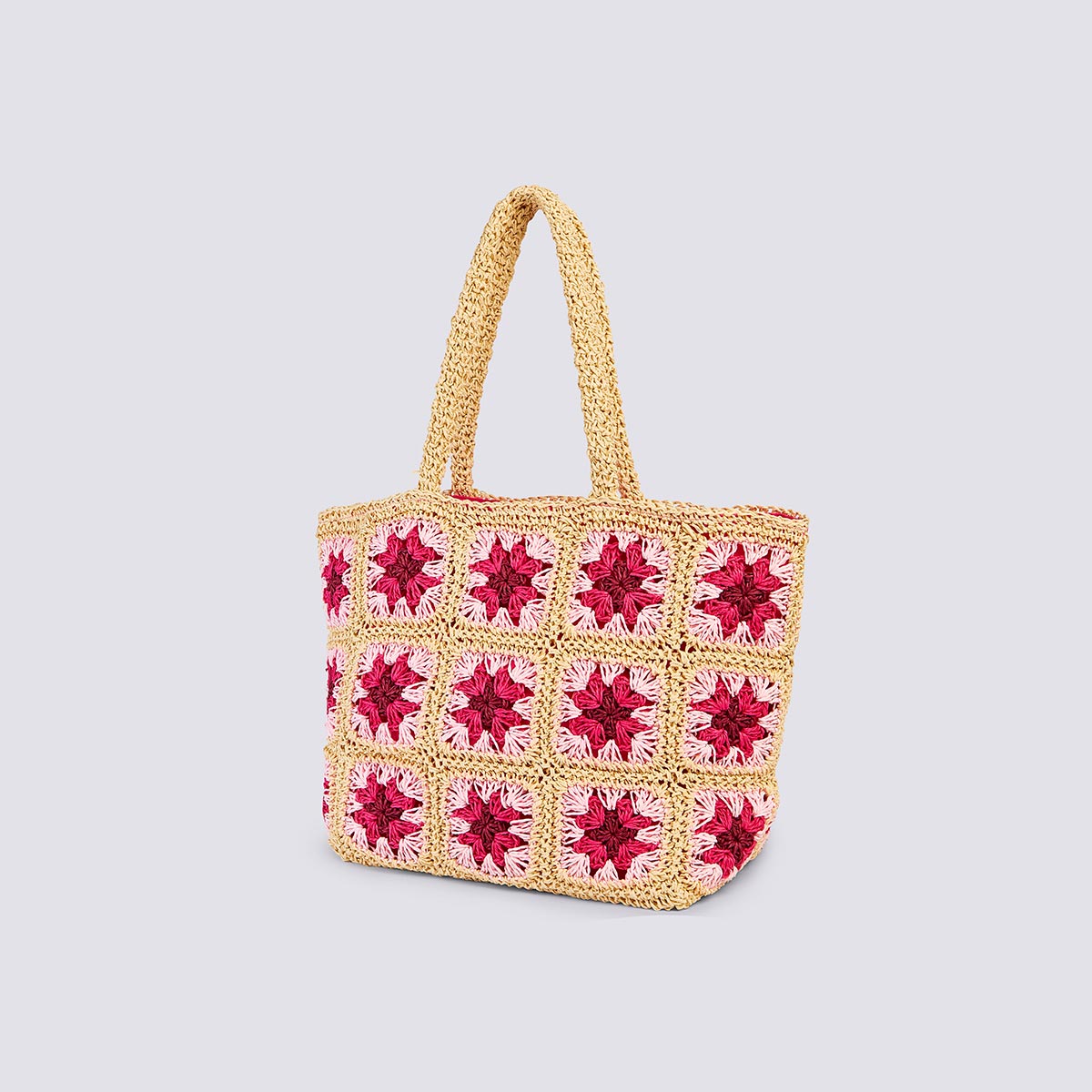 Borsa shopper in paglia