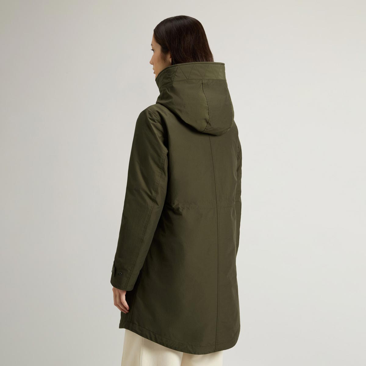 Military Parka 3 in 1 con giacca trapuntata removibile