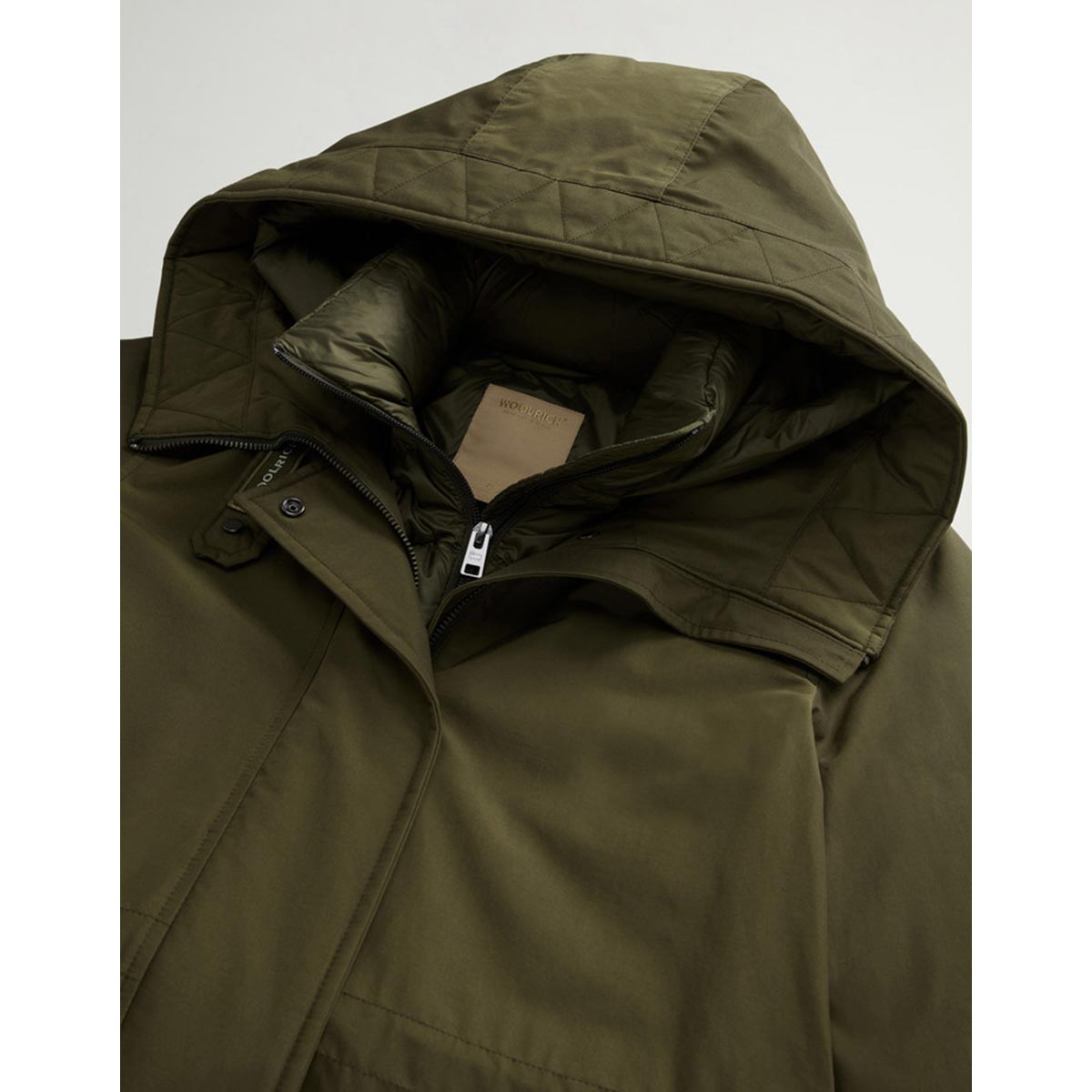 Military Parka 3 in 1 con giacca trapuntata removibile