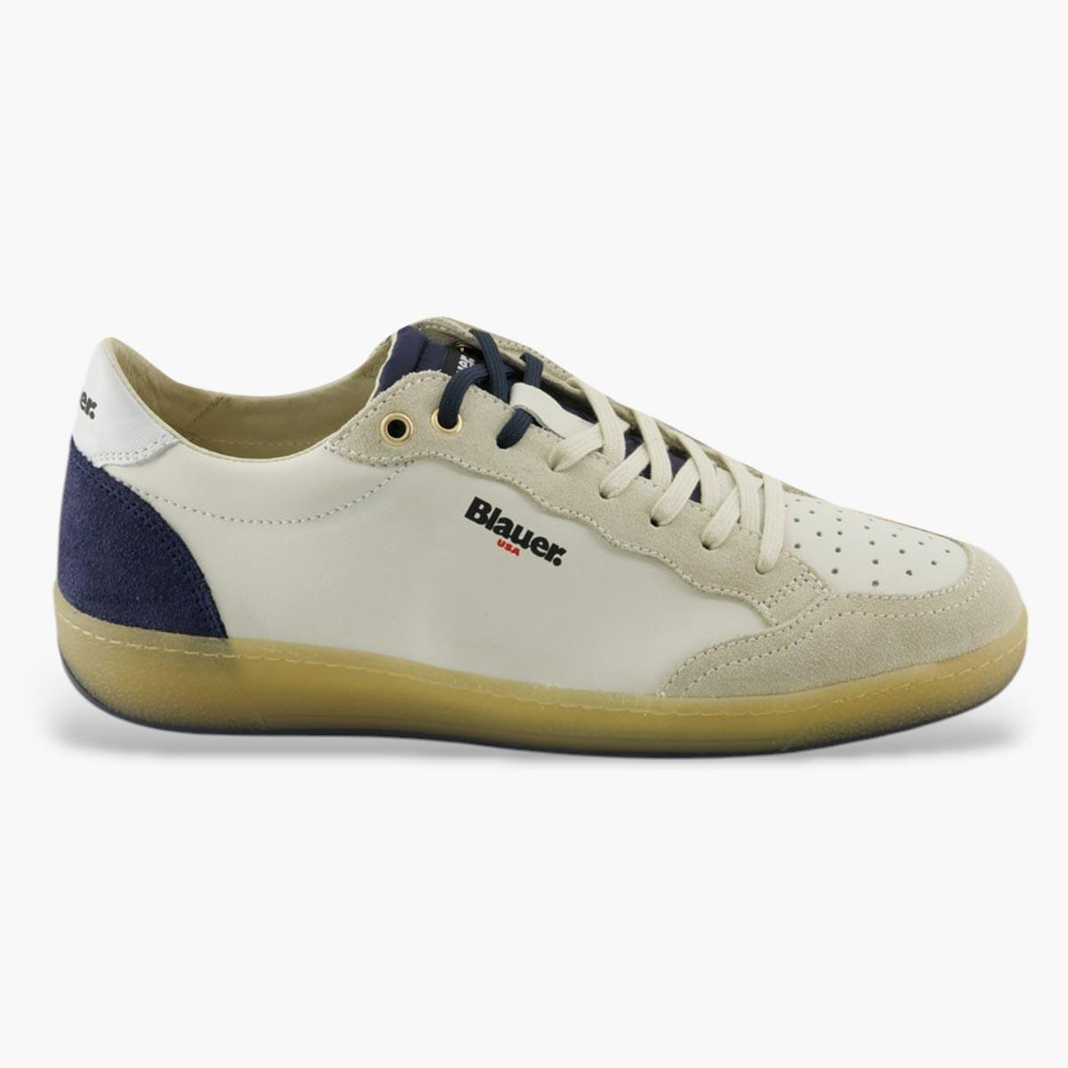 Sneaker in pelle bianche