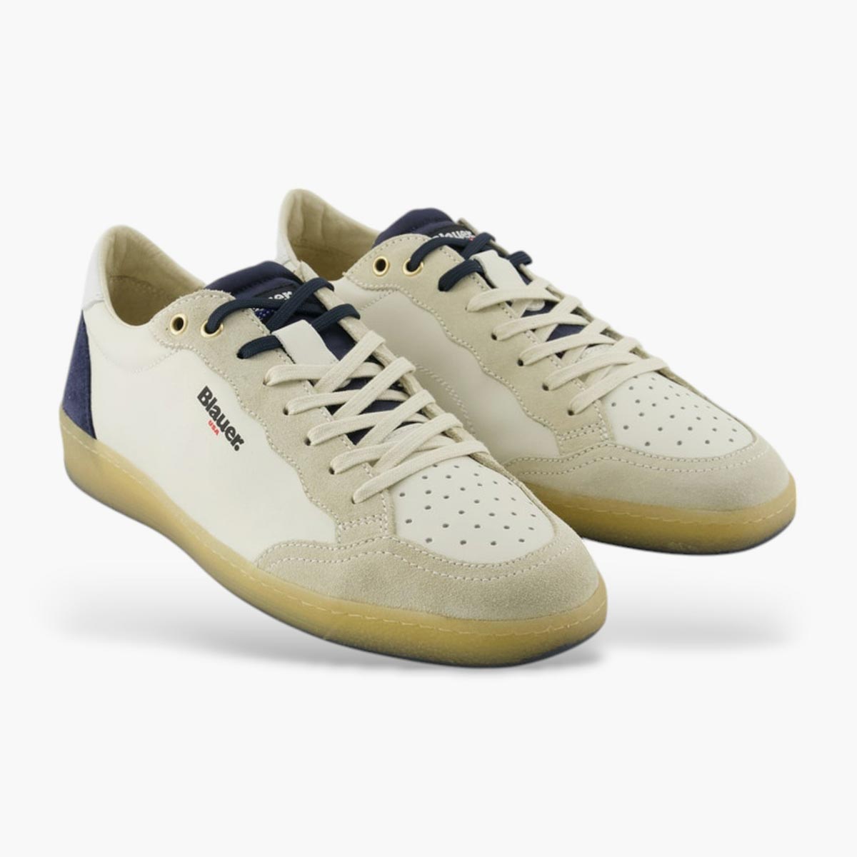 Sneaker in pelle bianche