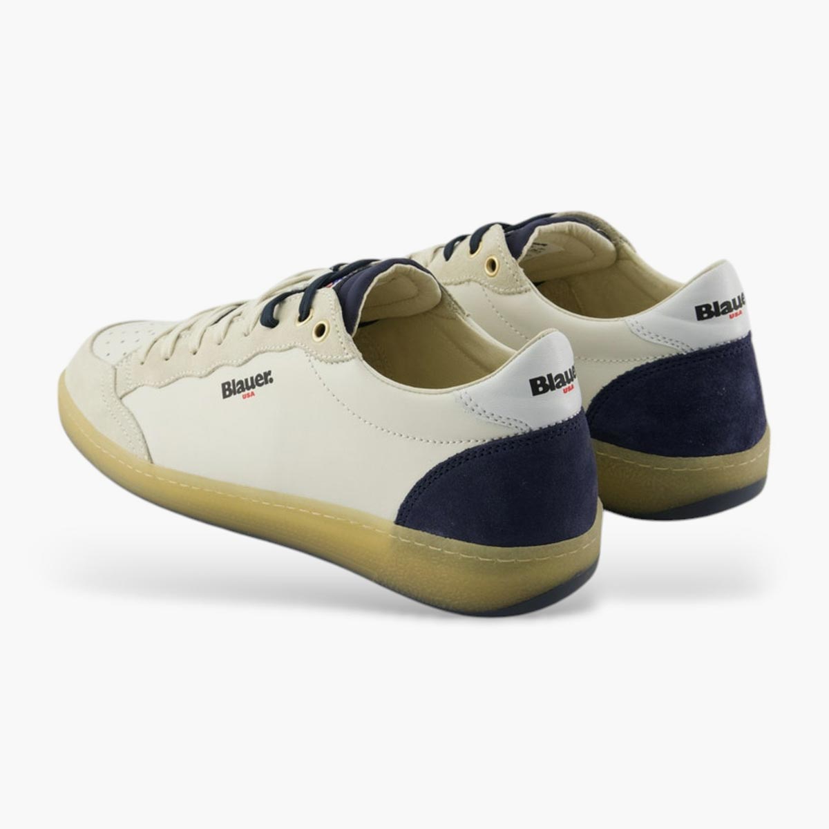 Sneaker in pelle bianche