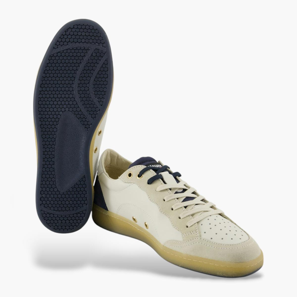Sneaker in pelle bianche