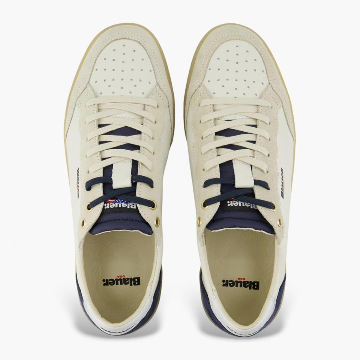 Sneaker in pelle bianche