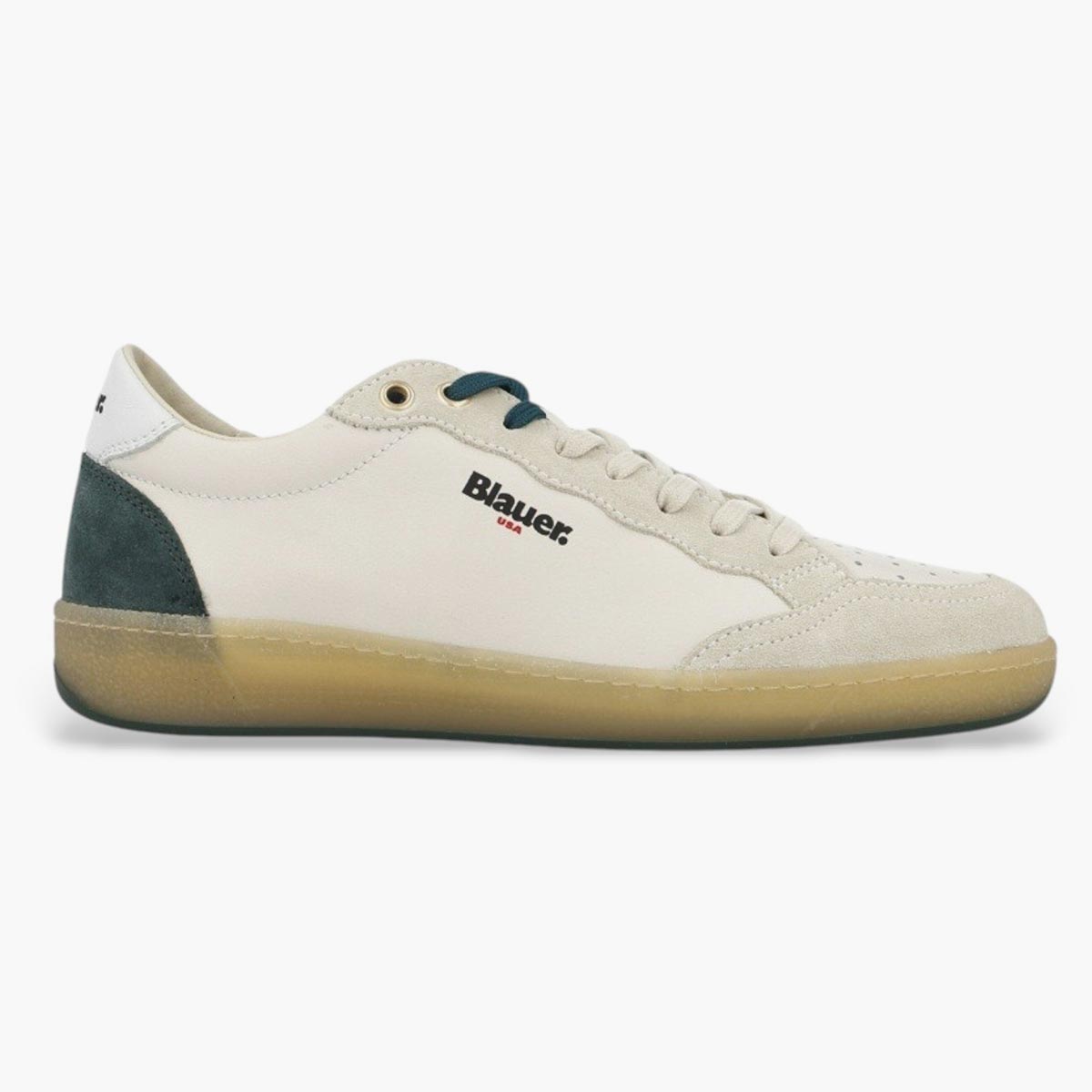 Sneaker in pelle bianche