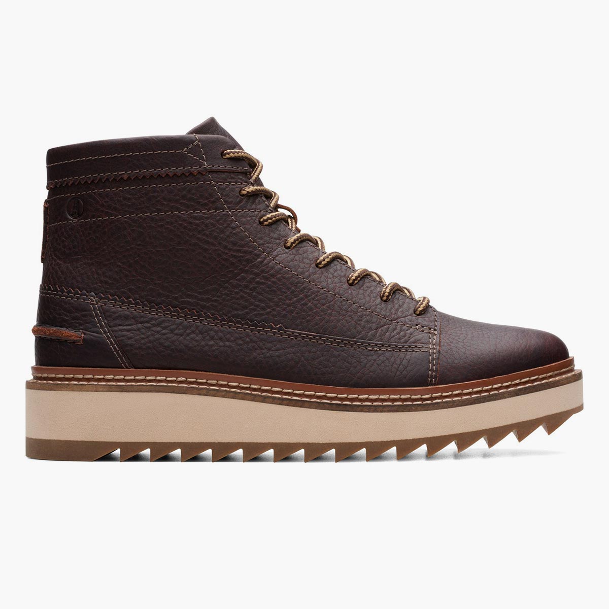 Stivaletto in pelle martellata