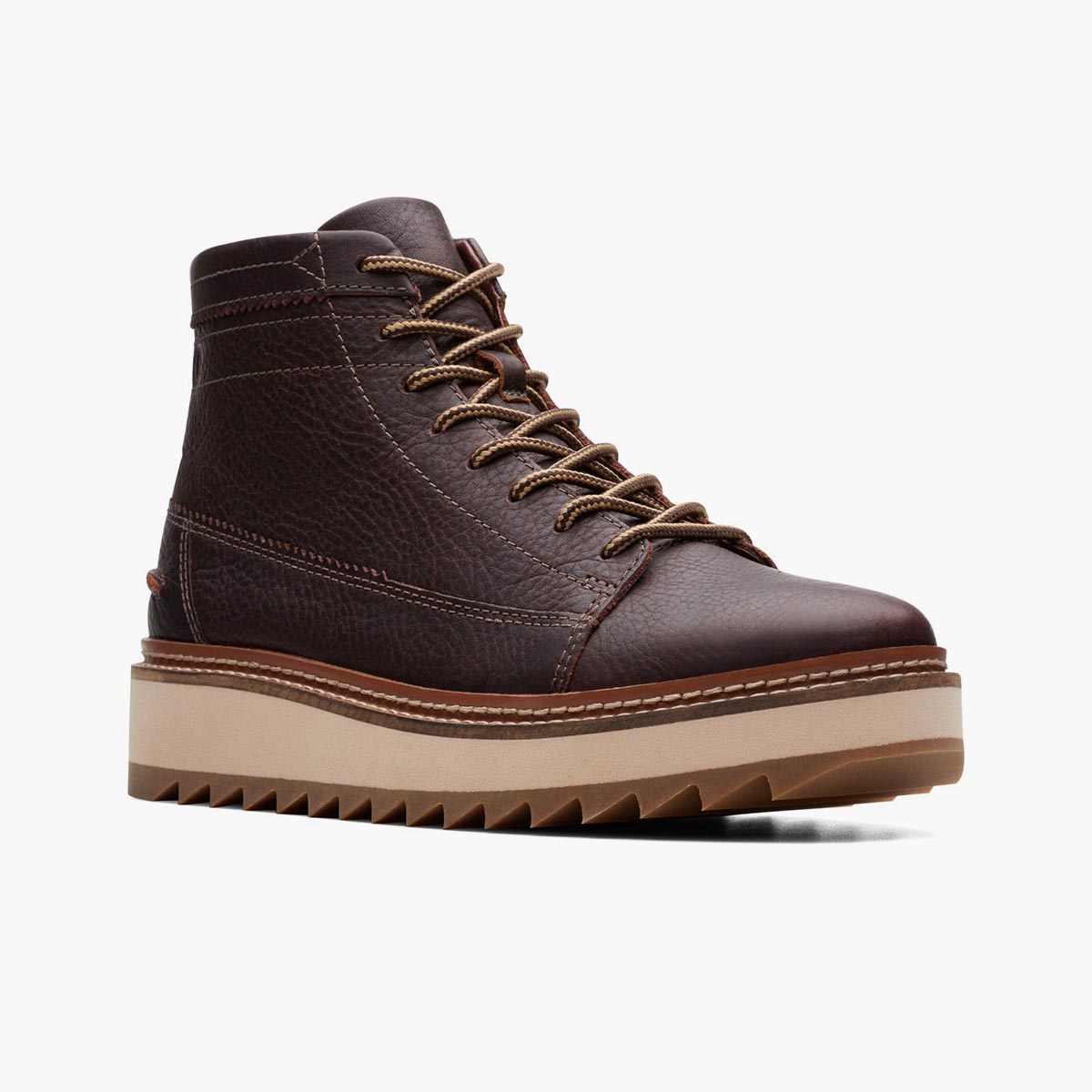 Stivaletto in pelle martellata