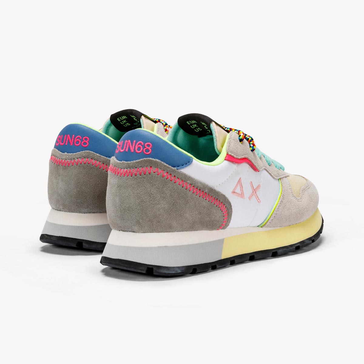 Sneaker bianca multicolore